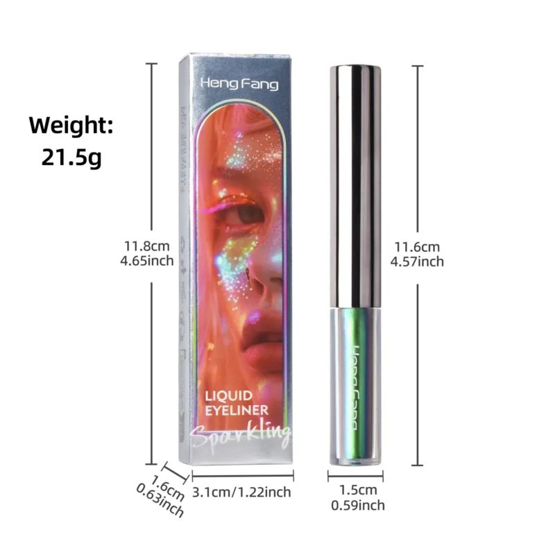 Chameleon Liquid Eyeliner Sparkling Multichrome Long-Lasting Metallic Eye Makeup