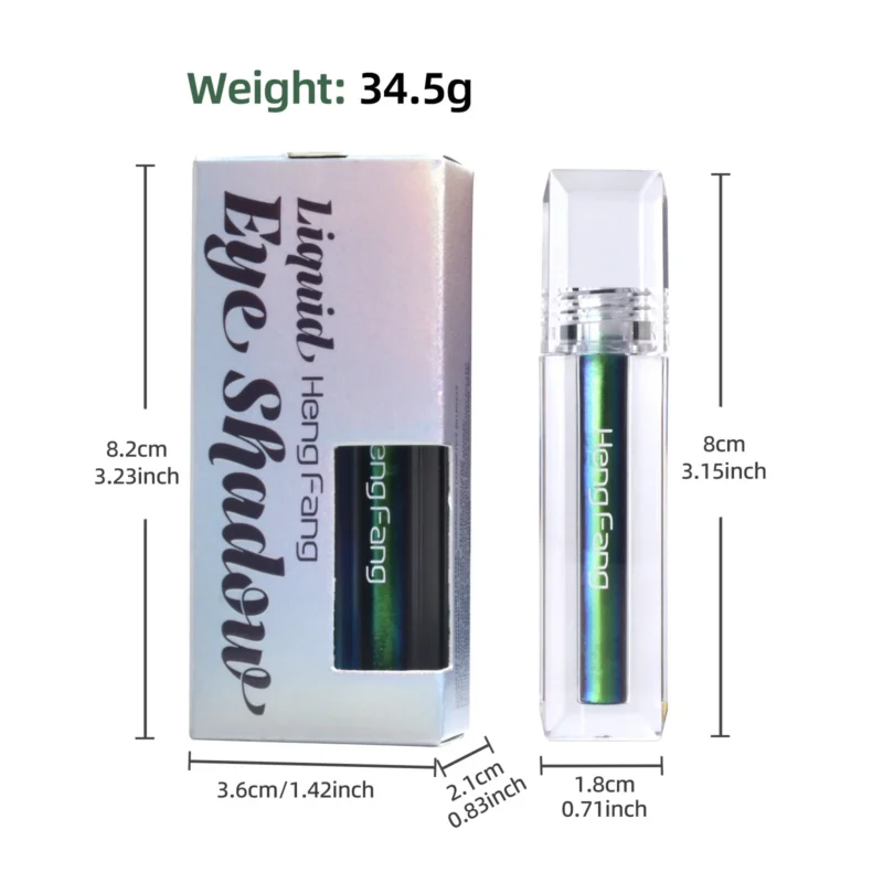 Liquid Eye Shadow Shimmering Chameleon Metallic Finish Long-Lasting Glow