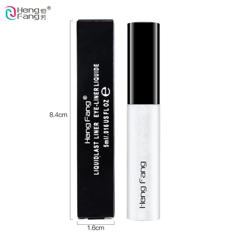 HENGFANG Metallic Liquid Eyeliner Pen in 8 Shimmering Colors, Quick-Dry Formula for Vibrant, Long-Lasting Eye Makeup
